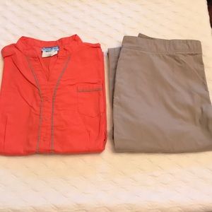 1 set of scrubs, brand Butter-Soft Scrubs by UA